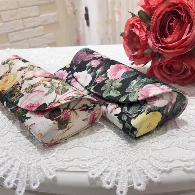 ルドゥーテフレンチ　メガネケース　【薔薇雑貨　眼鏡ケース　グラスケース　小物入れ　収納　コンパクトサイズ】