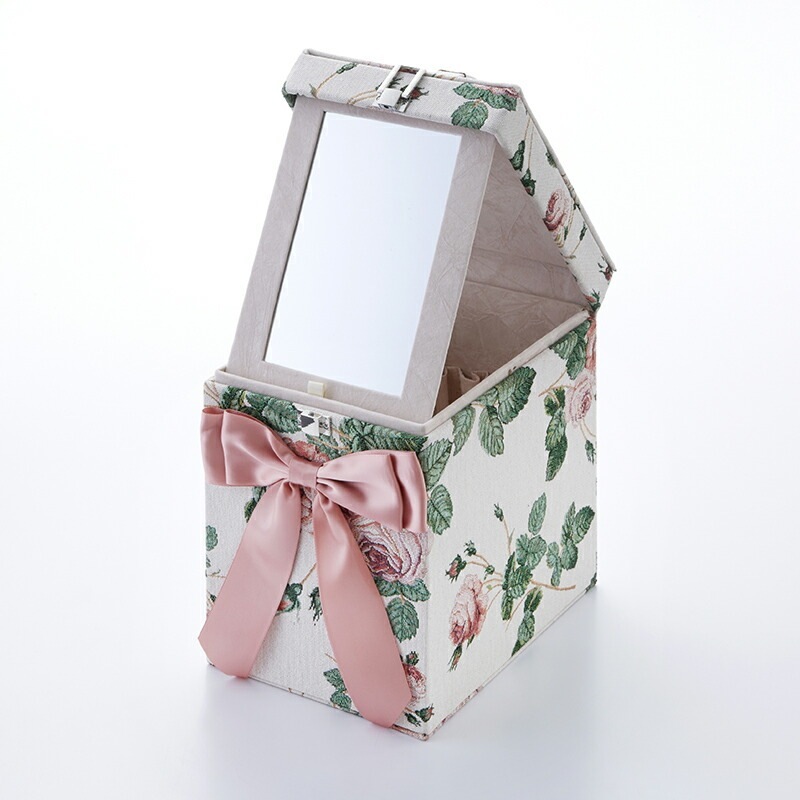 メイクボックス ルドゥーテローズ アクアフラワー 【薔薇雑貨 姫系雑貨