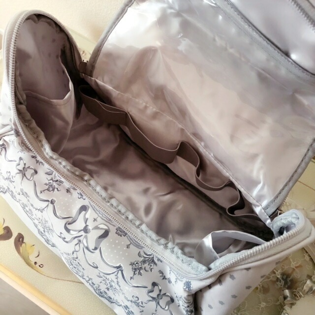 マチルドエム バッグ型ポーチ Mathilde M 【薔薇雑貨 フレンチ ロココ フランス シャビーシック コスメポーチ 化粧ポーチ】