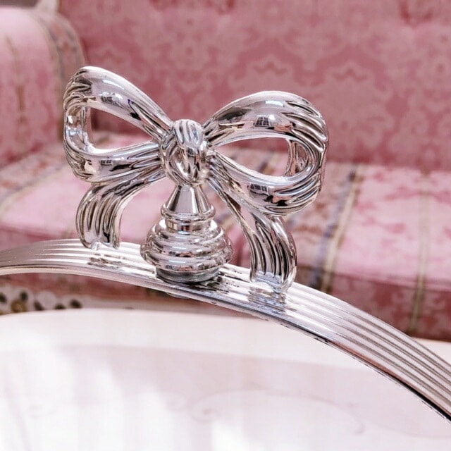 2段リボンアクセサリースタンド 楽天市場】シルバーリボン ディスプレイスタンド 2段ディスプレイ