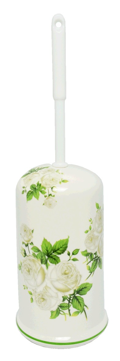 陶器トイレブラシ　ロイヤルアーデン　【薔薇雑貨　ローズ雑貨　サニタリーグッズ　お掃除　トイレタリー】