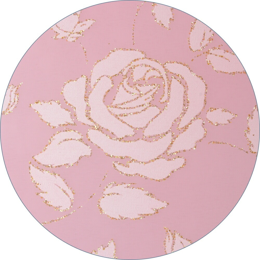 アクリルバスチェアL　スウィートピンクローズ　【薔薇雑貨　ローズ雑貨　お風呂　バスグッズ　サニタリーグッズ　花柄　お風呂用椅子】