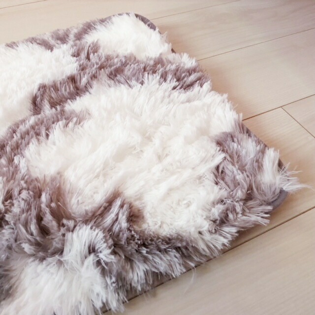 バスマット　モロッカン柄　【薔薇雑貨　ローズ　ロココ　インテリア　敷物　バス用品　ルームマット】