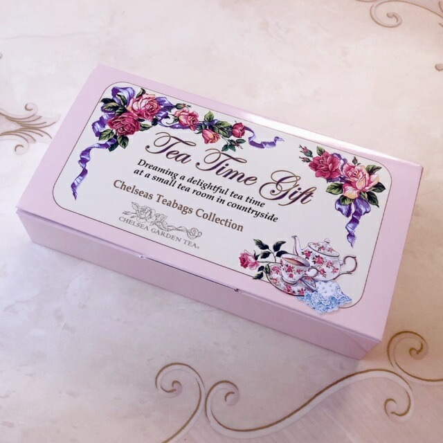 チェルシーガーデンティー　ローズティーギフト　６袋＋シュガー１０個　【薔薇雑貨　ローズ　紅茶　ギフト　プレゼント　薔薇の紅茶】