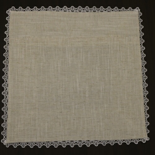 レースクッションカバー（４５×４５センチ）　【薔薇雑貨　ローズ　レース　ファブリック　クッション　カバー】