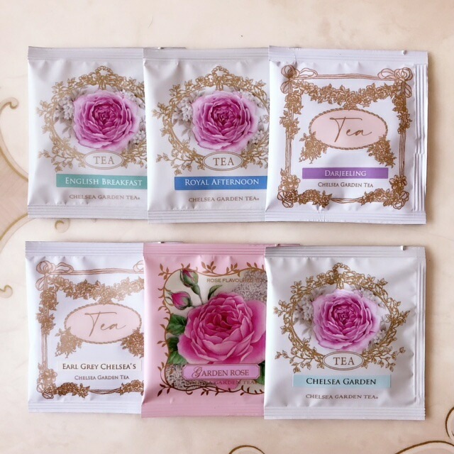 チェルシーガーデンティー　ローズティーギフト　６袋＋シュガー１５個　【薔薇雑貨　ローズ　紅茶　ギフト　プレゼント　薔薇の紅茶】