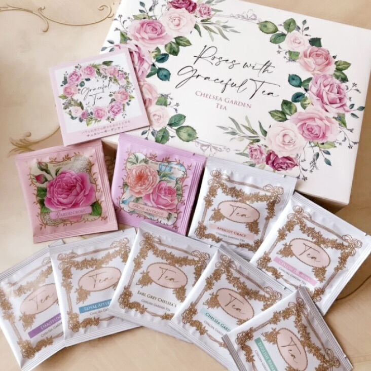 チェルシーガーデンティー　ローズティーギフト　３２袋入り　【薔薇雑貨　ローズ　紅茶　ギフト　プレゼント　贈答　薔薇の紅茶】