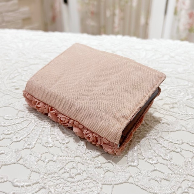 【メール便可】　ミニローズカードファイル　ピンク　【薔薇雑貨　ローズ雑貨　姫系雑貨　プリンセス　ロココ　ポーチ　ギフト】