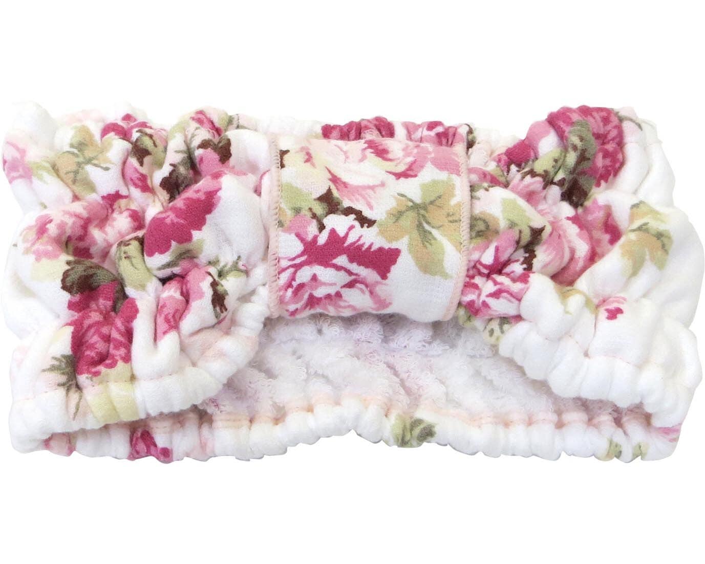 【メール便可】ヘアーバンド　ミッシェル　日本製　【薔薇雑貨　ローズ雑貨　カチューシャ　洗面　サニタリー　花柄　タオル】