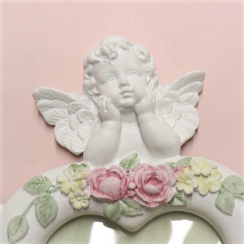 エンジェルフォトフレーム３窓　【天使雑貨　エンジェル雑貨　エンゼル雑貨　写真立て　お祝い　プレゼント】