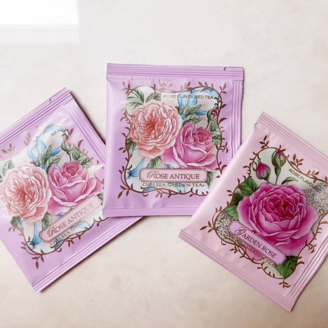 チェルシーガーデンティー　ローズティーギフト　３袋入り　【薔薇雑貨　ローズ　紅茶　ギフト　プレゼント　薔薇の紅茶】