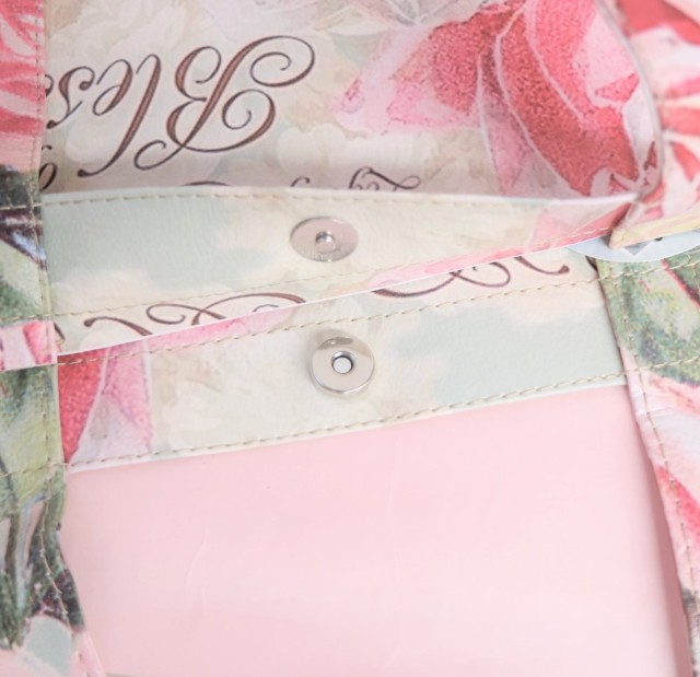 ローズトートバッグ　ミニサイズ　【ショルダーバッグ　サブバッグ　お稽古バッグ　防水　薔薇雑貨　ローズ　バラ　可愛い　プリンセス】