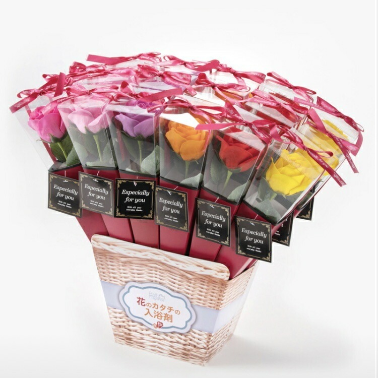 ローズバス　ケリーブーケ（ボルドー）　【薔薇雑貨　入浴剤　バスグッズ　フラワーバス　バブルバス　お風呂　ギフト　プレゼント】