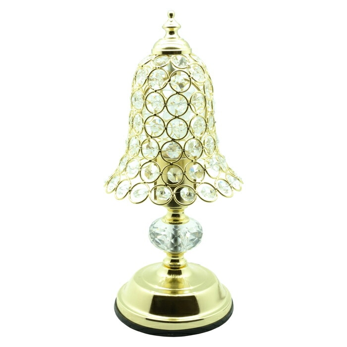 タッチランプ ゴールド 【薔薇雑貨 ローズ雑貨 姫系雑貨 プリンセス シャンデリア タッチセンサー 贈り物 ライト 照明】