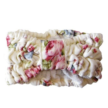 【メール便可】ヘアーバンド　マリー　日本製　【薔薇雑貨　ローズ雑貨　カチューシャ　洗面　サニタリー　花柄　タオル】