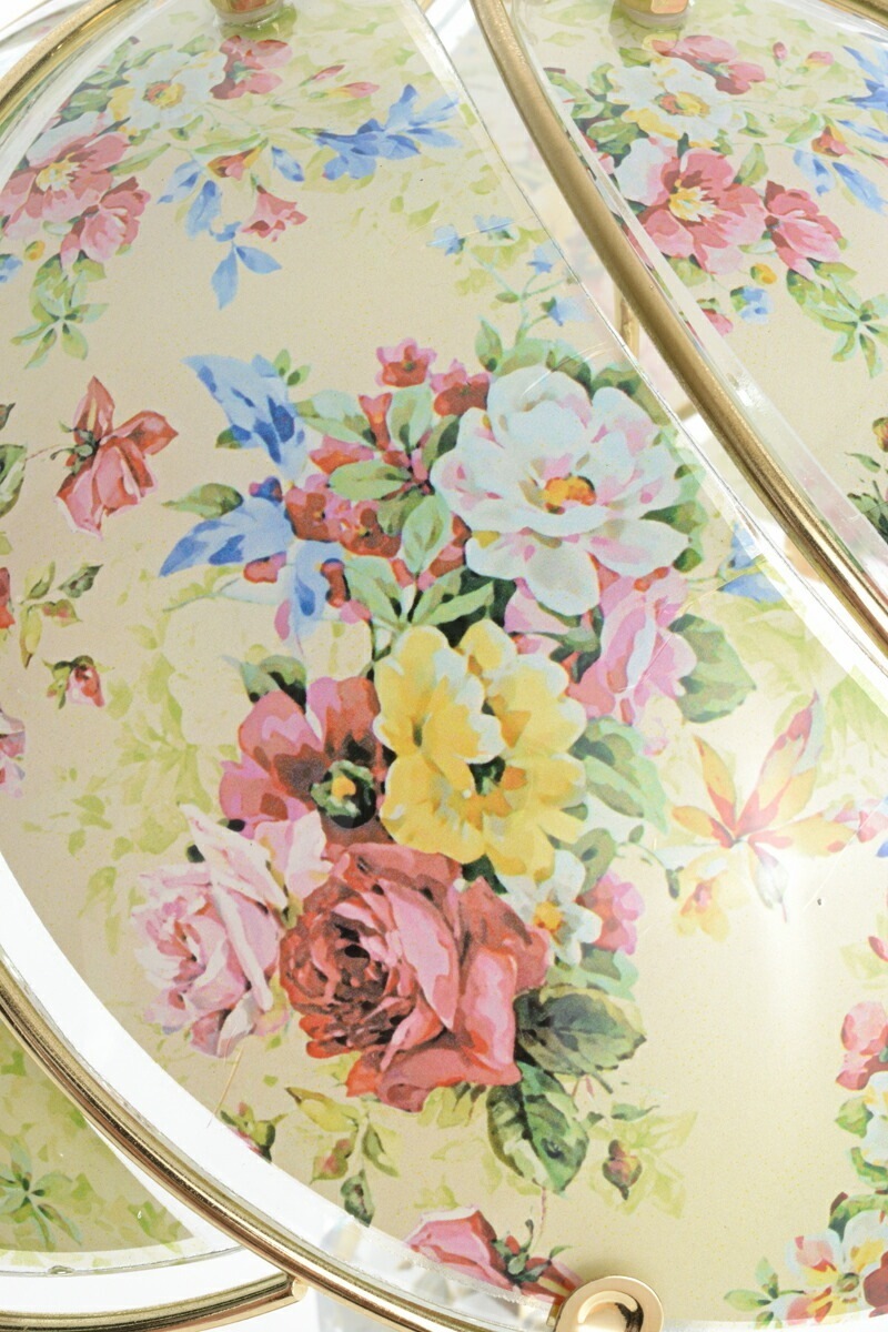 タッチランプL　【薔薇雑貨　ローズ雑貨　姫系雑貨　プリンセス　シャンデリア　タッチセンサー　贈り物　ライト　照明】