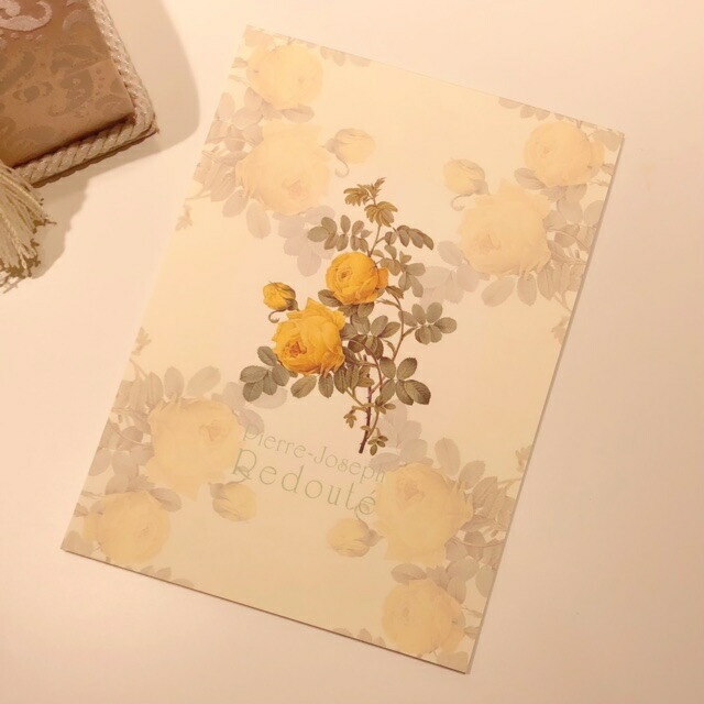 【メール便可】ルドゥーテ　便箋（レターペーパー）　【薔薇雑貨　ローズ雑貨　文房具　ステーショナリー　レターセット　お手紙】