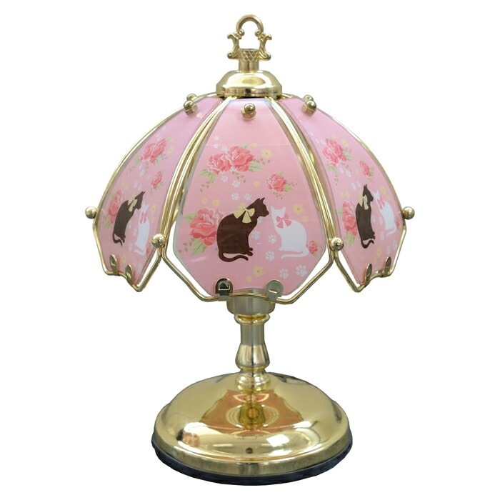 タッチランプS　【薔薇雑貨　ローズ雑貨　姫系雑貨　プリンセス　シャンデリア　タッチセンサー　贈り物　ライト　照明】