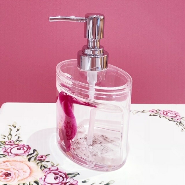 アクリルフラワー ソープディスペンサー 蘭 【薔薇雑貨 胡蝶蘭