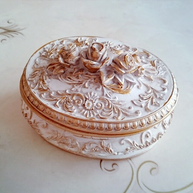 GODINGER】 ビクトリアンのジュエリーボックス【シルバープレート】