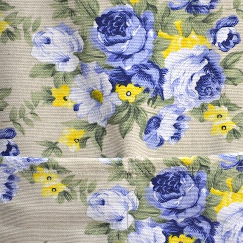 【メール便可】　花柄エプロン　【薔薇雑貨　ローズ　バラ　キッチン雑貨　ルームウェア　ギフト　プレゼント】