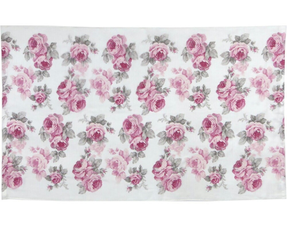 【メール便可】　やわ肌ガーゼバスタオル　ルーシー　日本製　【薔薇雑貨　タオル　花柄　ハンカチ　ハンドタオル　ひざ掛け　おくるみ　贈り物】