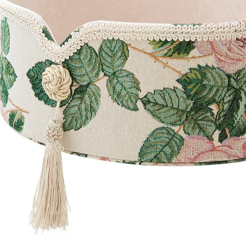 オーバル小物入れ ルドゥーテローズ アクアフラワー 【薔薇雑貨 姫系雑貨 小物入れ ボックス カルトナージュ リボン】