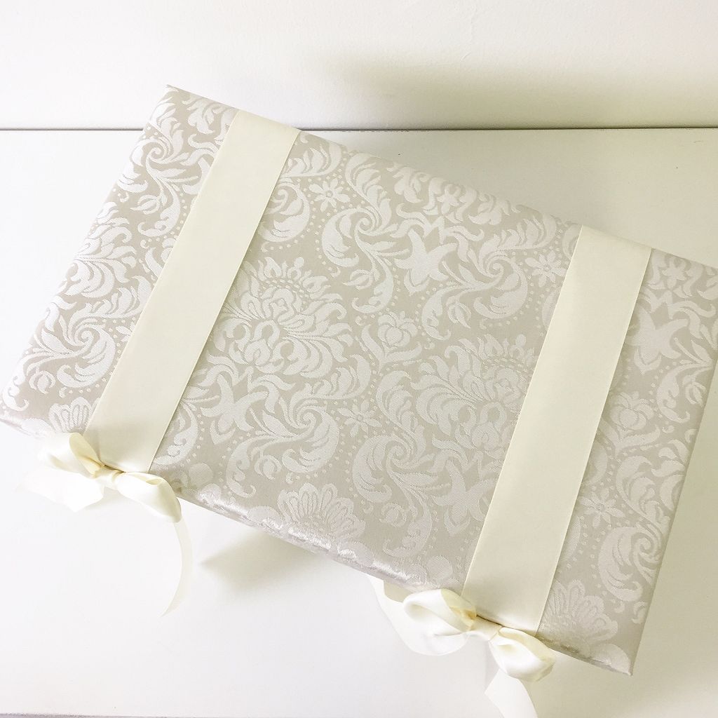 ジェニファーテイラー リボンボックス3Pセット Haruno グレー 【薔薇雑貨 ローズ雑貨 姫系雑貨 ロココ プリンセス 収納ボックス リボン】