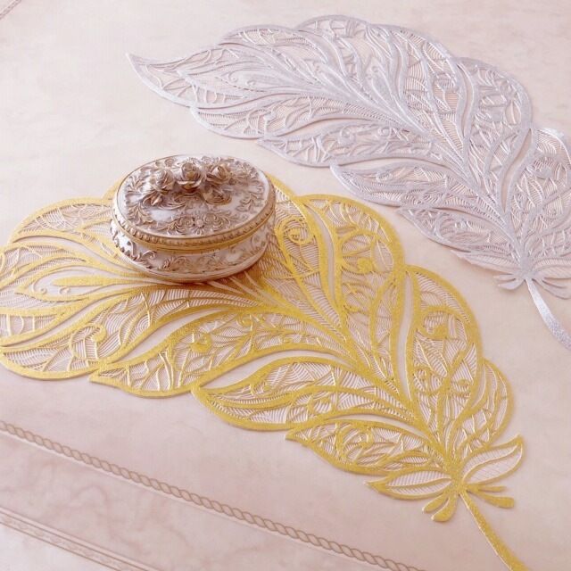 トールペイント ランチョンマット4枚組 トールペイント ランチョン