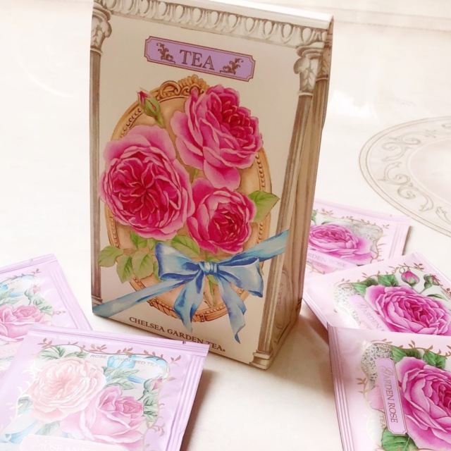 チェルシーガーデンティー　ローズティーギフト　５袋入り　【薔薇雑貨　ローズ　紅茶　ギフト　プレゼント　薔薇の紅茶】