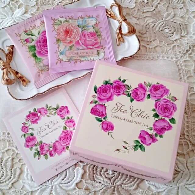 チェルシーガーデンティー ローズティーギフト 6袋入り 【薔薇雑貨 ローズ 紅茶 ギフト プレゼント 薔薇の紅茶】 すべての商品 アンロゼ