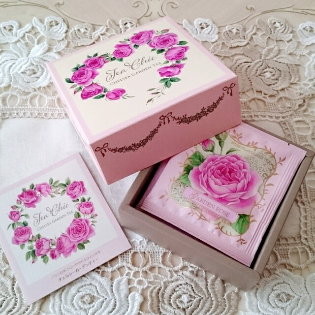 チェルシーガーデンティー　ローズティーギフト　６袋入り　【薔薇雑貨　ローズ　紅茶　ギフト　プレゼント　薔薇の紅茶】