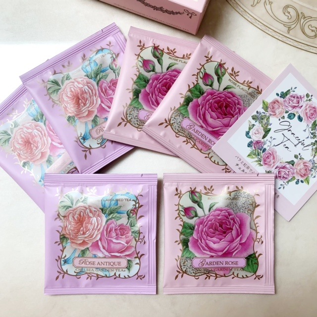 チェルシーガーデンティー　ローズティーギフト　６袋入り　【薔薇雑貨　ローズ　紅茶　ギフト　プレゼント　薔薇の紅茶】