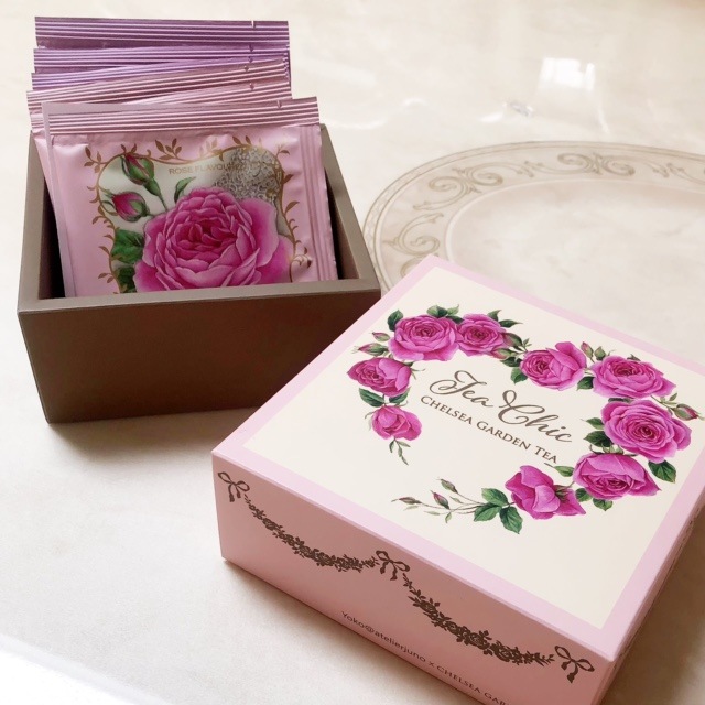チェルシーガーデンティー　ローズティーギフト　６袋入り　【薔薇雑貨　ローズ　紅茶　ギフト　プレゼント　薔薇の紅茶】