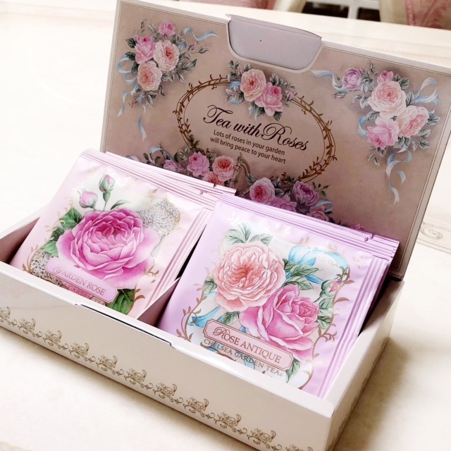 チェルシーガーデンティー　ローズティーギフト　８袋入り　【薔薇雑貨　ローズ　紅茶　ギフト　プレゼント　薔薇の紅茶】