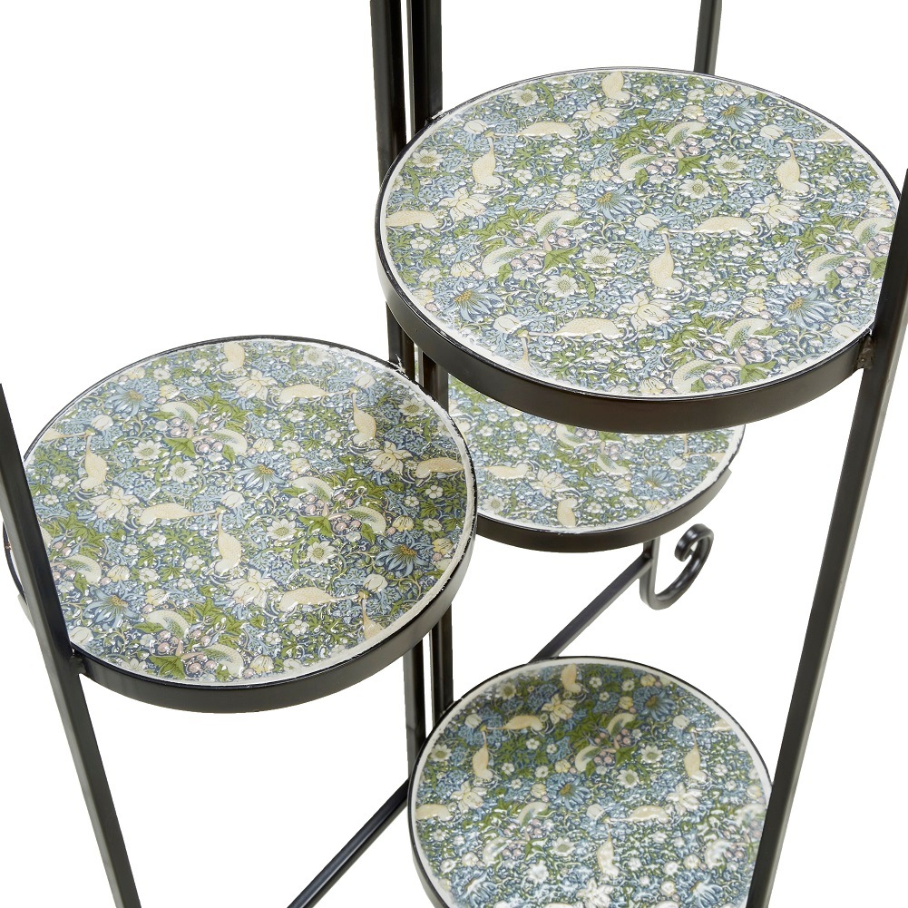 ガーデンラック　バード＆ストロベリー　【薔薇雑貨　ガーデン用品　プランター台　ガーデニング　花台】