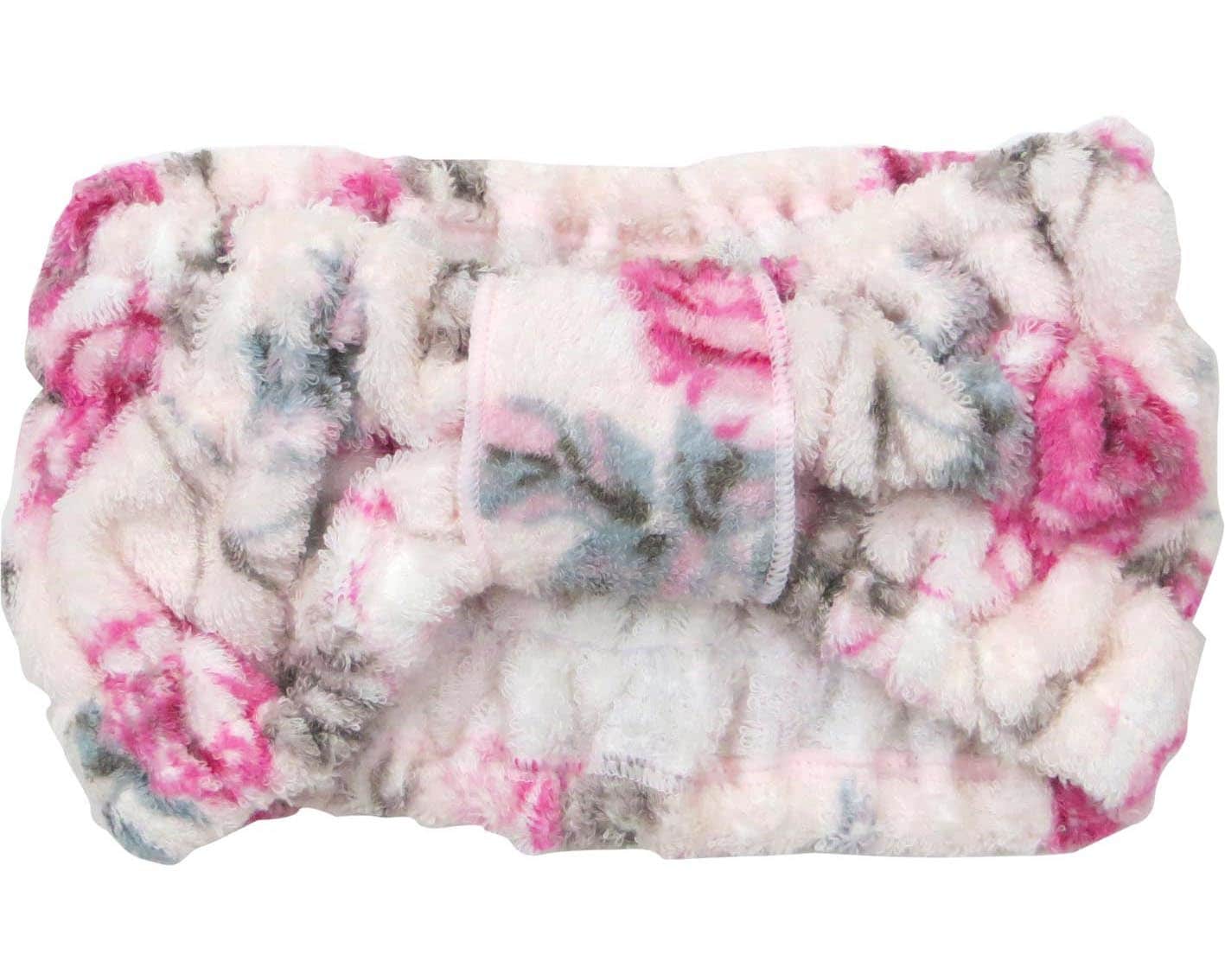 【メール便可】ヘアーバンド　テイラー　日本製　【薔薇雑貨　ローズ雑貨　カチューシャ　洗面　サニタリー　花柄　タオル　パイル素材】