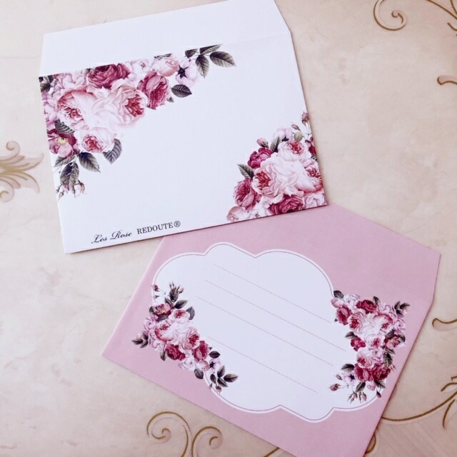 【メール便可】 日本製 ルドゥーテブロッサム レターセット 【薔薇雑貨 ローズ雑貨 文房具 ステーショナリー レターセット お手紙】