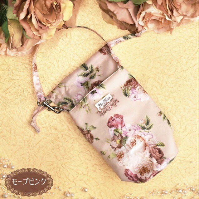 【メール便可】　ルドゥーテブロッサム　ペットボトルケース　【薔薇雑貨　ローズ雑貨　薔薇柄　ペットボトルホルダー　ドリンクケース】