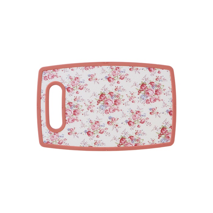 【メール便可】　ポリプロピレン製カッティングボードS　【薔薇雑貨　キッチン雑貨　まな板　ローズ　花柄】