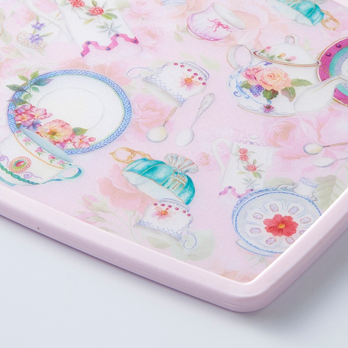ポリプロピレン製カッティングボードL　【薔薇雑貨　キッチン雑貨　まな板　ローズ　花柄】