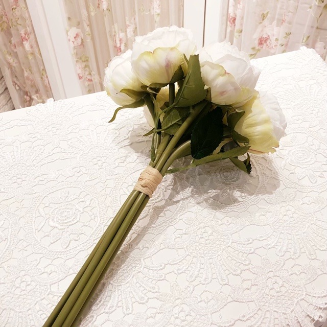 アーティフィシャルフラワー ローズブーケ(7束) 【薔薇雑貨 ローズ雑貨 造花 オブジェ 花 バラ】