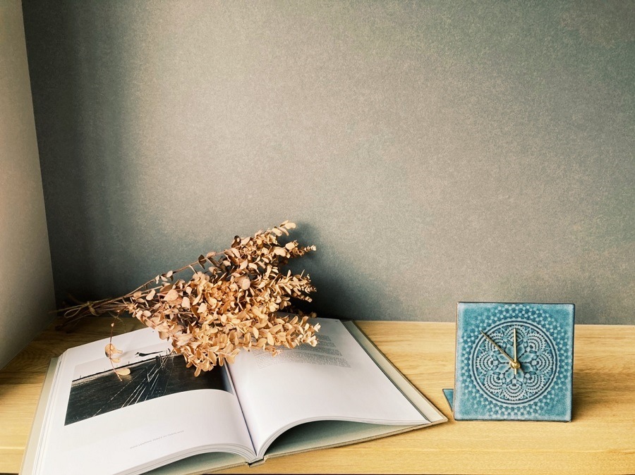 Liam Lace Tile Clock  リアム レースタイル　クロック