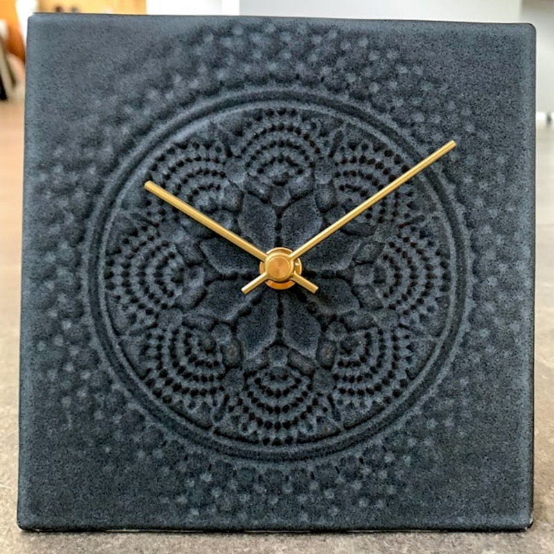 Liam Lace Tile Clock  リアム レースタイル　クロック