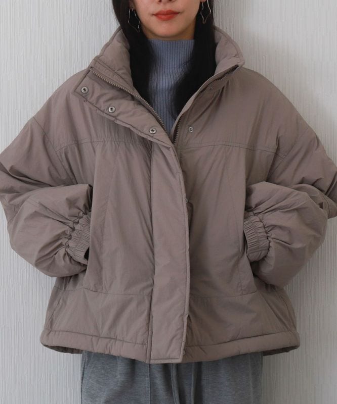 リベルモア|【高機能素材中綿】蓄熱ボリュームショートブルゾン