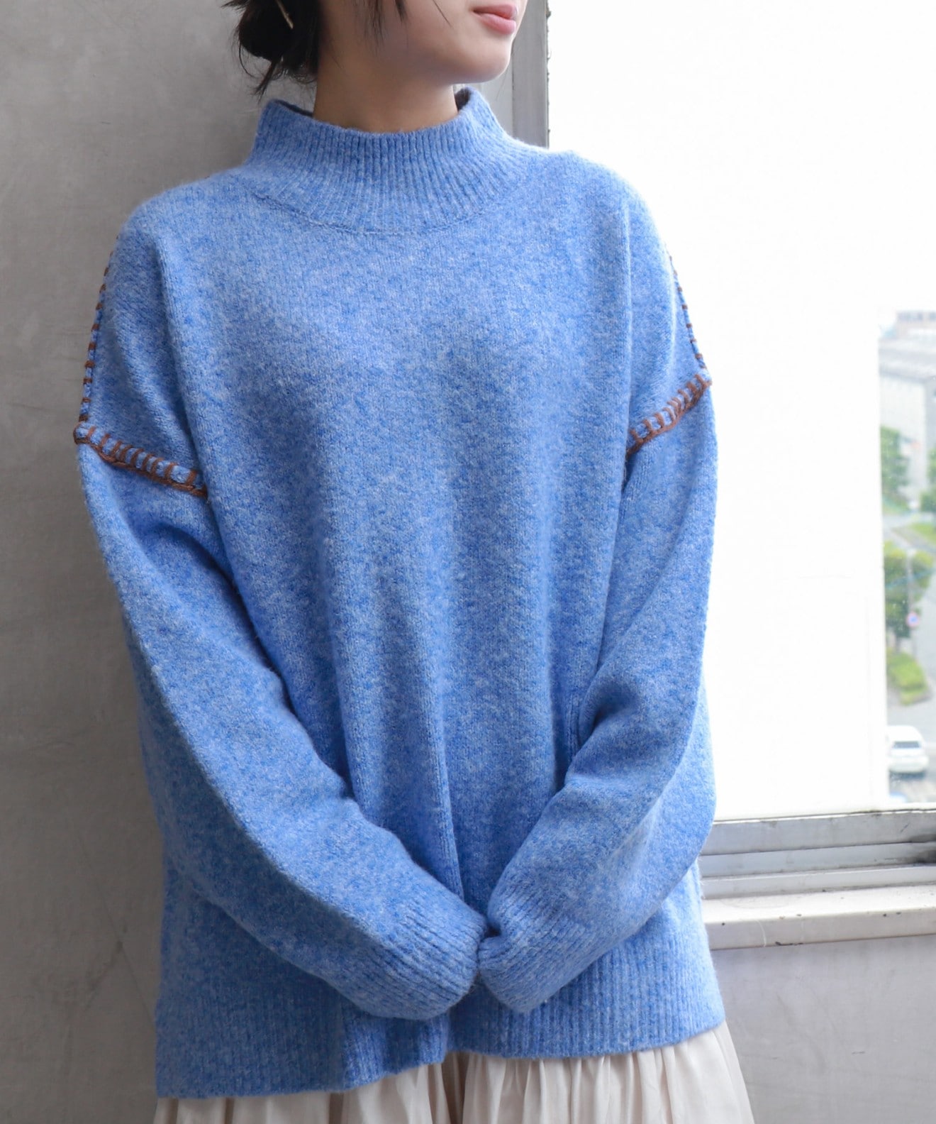 Johnbull ◆ハンドステッチニットプルオーバー FREAK'S STORE（フリークスストア）の「ハンドステッチ ニット/プル