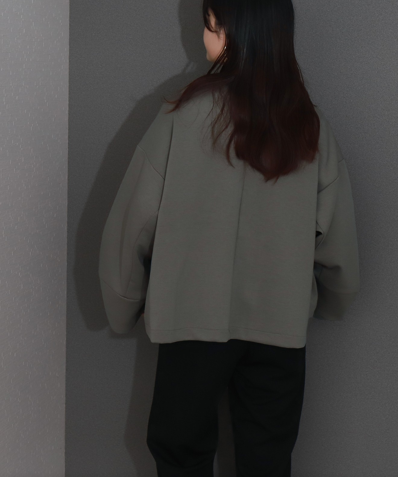 libelle more｜ダンボールポンチコクーンノーカラージャケット｜リベルモア