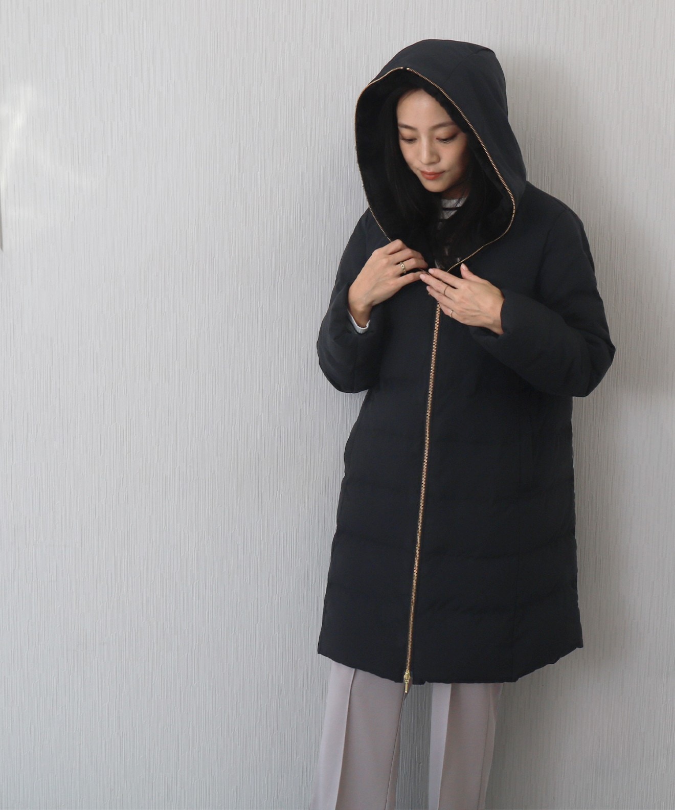 【大幅値下げ】M.U.L ロングダウンコート エムユーエル MK MICHEL KLEIN（エムケー ミッシェルクラン） ダウンコート ダウン