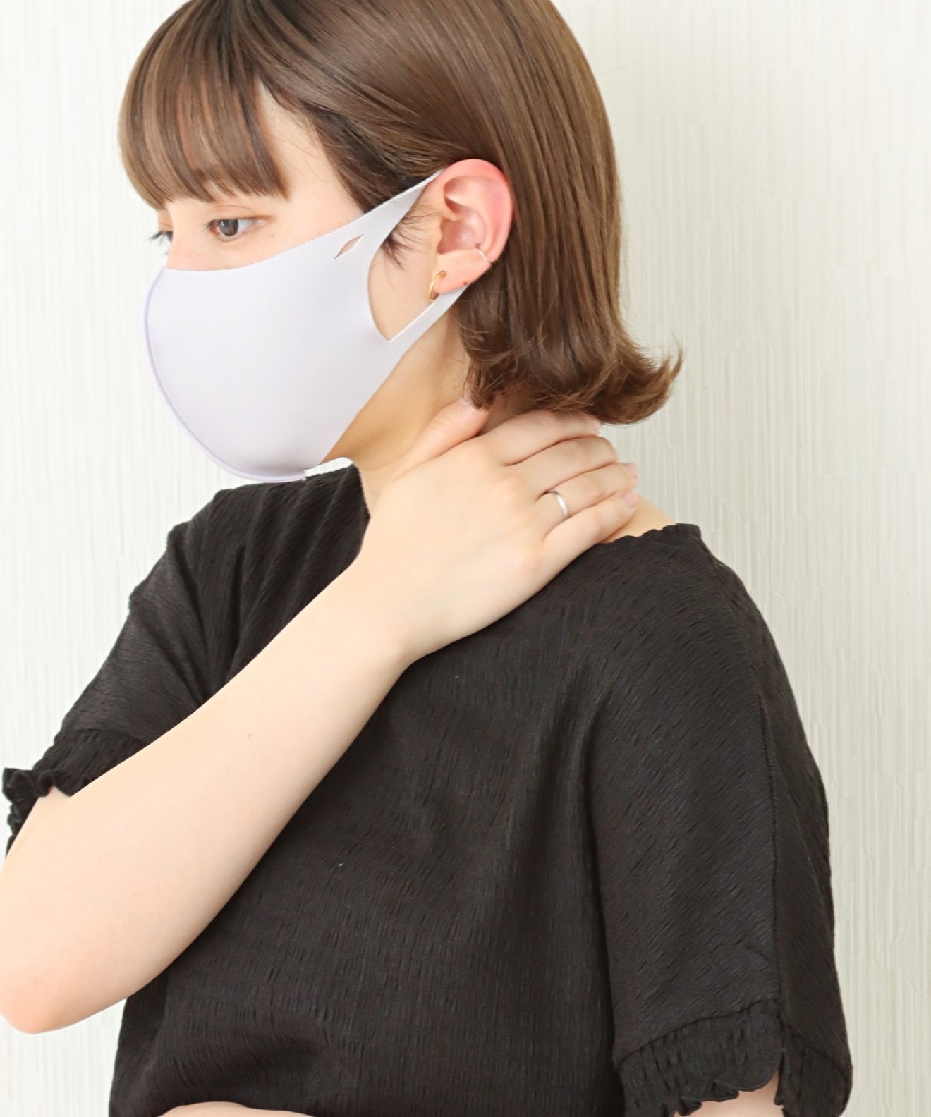 リベルモア|【抗菌・UVカット・接触冷感】洗えるファッションマスク5枚 