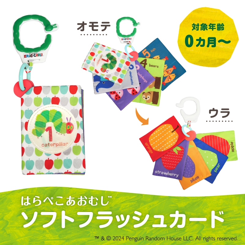 はらぺこあおむし ソフトフラッシュカード【ゆうパケット配送で